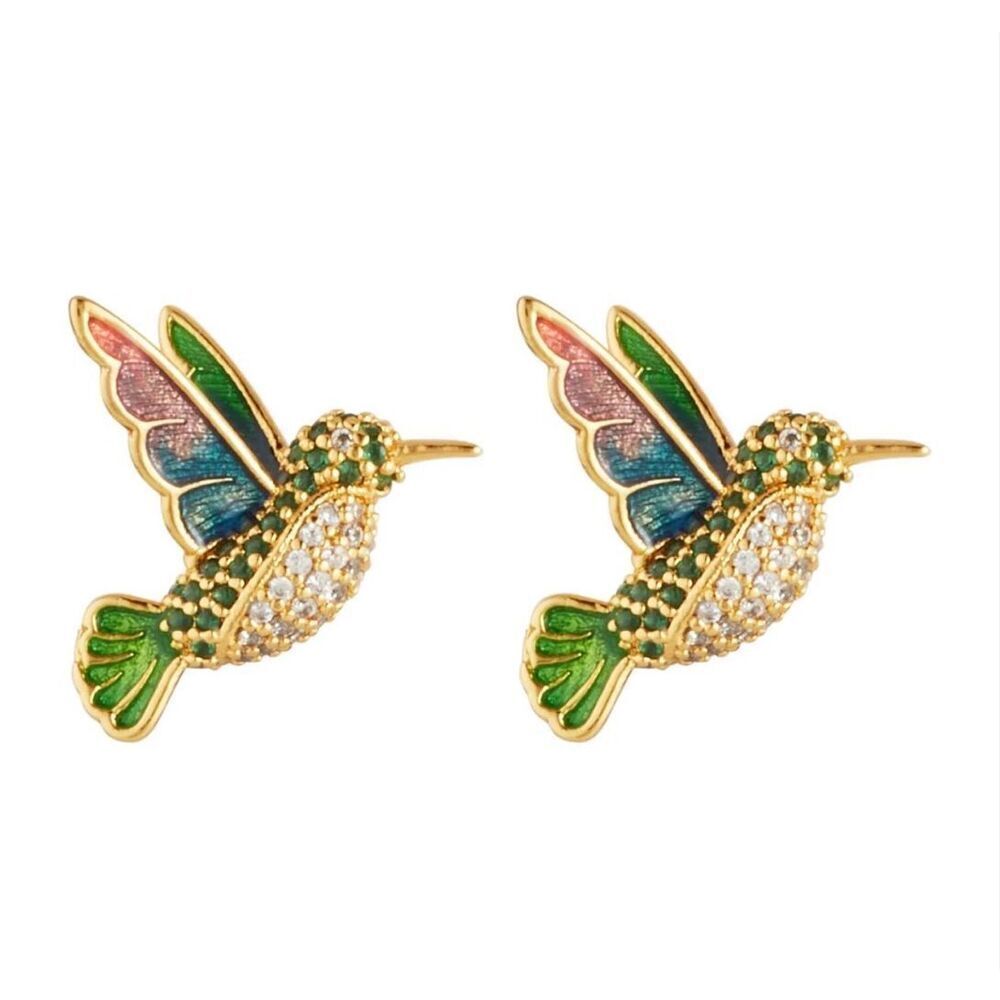 Kate Spade NEW Dazzling Daisy hummingbird earrings